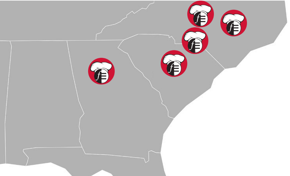 Branch offices in Raleigh, Charlotte, Spartanburg, and Atlanta